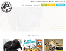 Tablet Screenshot of pets4adoption.org